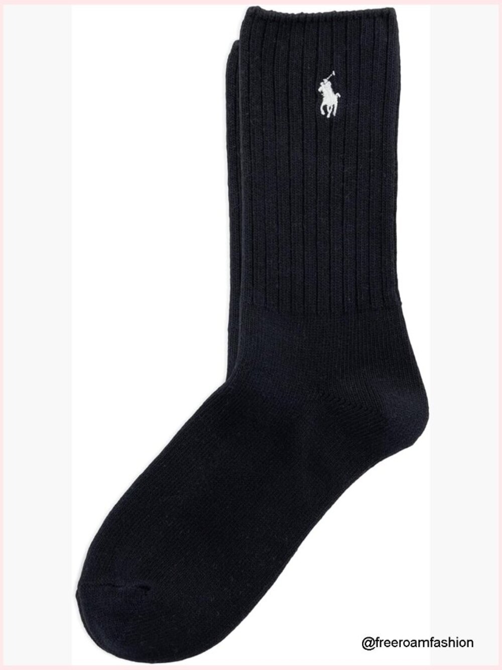 Women's Crew Socks - Combed Cotton - Smooth Toe Seam - Rib Knit
